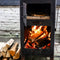 Weltevree | Outdooroven | Pizza Oven, Buitenhaard, BBQ & Grill | Buitenkachel, Houtoven | Incl Pizzasteen, Grillrooster en Kachelpijp 1m | Buitenkeuken | Cortenstaal