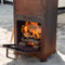 Weltevree | Outdooroven | Pizza Oven, Buitenhaard, BBQ & Grill | Buitenkachel, Houtoven | Incl Pizzasteen, Grillrooster en Kachelpijp 1m | Buitenkeuken | Cortenstaal