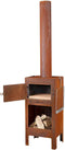 Weltevree | Outdooroven | Pizza Oven, Buitenhaard, BBQ & Grill | Buitenkachel, Houtoven | Incl Pizzasteen, Grillrooster en Kachelpijp 1m | Buitenkeuken | Cortenstaal