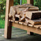 Weltevree | Outdooroven XL Base - Houten Base: Maak je Buitenkeuken compleet - Basis voor Outdooroven BBQ Buitenkeuken - Cortenstaal & Douglashout