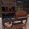 Weltevree | Outdooroven XL Base - Houten Base: Maak je Buitenkeuken compleet - Basis voor Outdooroven BBQ Buitenkeuken - Cortenstaal & Douglashout