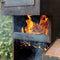 Weltevree | Outdooroven XL | Pizza Oven, Buitenhaard, BBQ & Grote Grill | Barbecue Incl Pizzasteen, Afsluitbare Deur en Deksel | Buitenkeuken | Cortenstaal