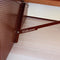 Weltevree | Patio Bench High | Tuinbank met Privacy, Buitenbank | Stalen Frame & Eucalyptus Houten Zitting | Weerbestendig | Rood RAL 3009