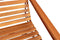 Weltevree | Patio Bench | Tuinbank, Buitenbank | Stalen Frame & Eucalyptus Houten Zitting | Weerbestendig | Grijsblauw RAL 5008