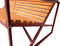 Weltevree | Patio Bench | Tuinbank, Buitenbank | Stalen Frame & Eucalyptus Houten Zitting | Weerbestendig | Grijsblauw RAL 5008