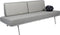 Weltevree | Sofabed | Ligbed Tuin, Zonnebed, Loungebed Buiten Loungebank | Tuinmeubel | Waterdicht | Max, 250 Kg | Lichtgrijze Kussens & Grijs Frame