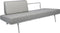 Weltevree | Sofabed | Ligbed Tuin, Zonnebed, Loungebed Buiten Loungebank | Tuinmeubel | Waterdicht | Max, 250 Kg | Lichtgrijze Kussens & Grijs Frame