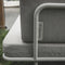 Weltevree | Sofabed | Ligbed Tuin, Zonnebed, Loungebed Buiten Loungebank | Tuinmeubel | Waterdicht | Max, 250 Kg | Lichtgrijze Kussens & Grijs Frame
