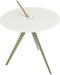 Weltevree | Sundial Table | Koffietafel Rond Zonnewijzer | Bijzettafel Tuin, Tuintafel, Salontafel Buiten | Aluminium Staal Gepoedercoat | Rietgroen RAL 6013