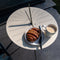 Weltevree | Sundial Table | Koffietafel Rond Zonnewijzer | Bijzettafel Tuin, Tuintafel, Salontafel Buiten | Aluminium Staal Gepoedercoat | Rietgroen RAL 6013