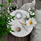 Weltevree | Sundial Table | Koffietafel Rond Zonnewijzer | Bijzettafel Tuin, Tuintafel, Salontafel Buiten | Aluminium Staal Gepoedercoat | Rietgroen RAL 6013