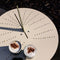 Weltevree | Sundial Table | Koffietafel Rond Zonnewijzer | Bijzettafel Tuin, Tuintafel, Salontafel Buiten | Aluminium Staal Gepoedercoat | Rietgroen RAL 6013