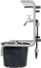 Weltevree | Waterworks | Waterstation & Buitengootsteen voor in de Tuin | Spoeltafel incl, Emmer en 3 S-Haken, Buitenkraan, Wasbak, Uitstortgootsteen | Staal Gepoedercoat