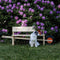 Weltevree | Wheelbench | Kruiwagenbank Accoya Hout | 2 tot 3 Persoons Tuinbank | Buiten Bank Verrijdbaar | Combinatie Bank en Kruiwagenwiel