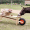 Weltevree | Wheelbench | Kruiwagenbank Eikenhout | 2 tot 3 Persoons Tuinbank | Buiten Bank Verrijdbaar | Combinatie Bank en Kruiwagenwiel