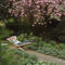 Weltevree | Woodlounger | Loungestoel Tuin, Ligstoel Buiten, Ligbed Opvouwbaar | Zacht Matras & Kussenset | Hoogte Verstelbaar | Duurzaam Larikshout