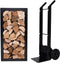 Weltevree | Woodstock set | Trolley & Hout Opslag, Houtberging | Zwart