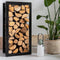 Weltevree | Woodstock set | Trolley & Hout Opslag, Houtberging | Zwart