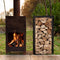 Weltevree | Woodstock set | Trolley & Hout Opslag, Houtberging | Zwart