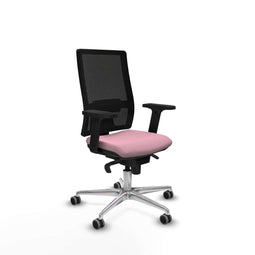 Piqueras y Crespo 2D086G0 - Bureaustoel - Verstelbare hoogte met armleuning en hoofdsteun - Roze