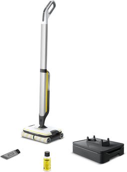 Kärcher FC 7 Cordless Plus Vloerreiniger - 4 microvezel rolletjes - Looptijd accu 45 min - Wit