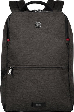 WENGER Laptop rugzak Rugzak met laptopvak MX Reload 14'' Laptop Backpack 17L Heather Grey Donkergrijs
