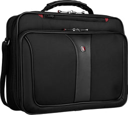 Wenger, Legacy Clamshell 16 Laptoptas met sleutelhanger, Zwart
