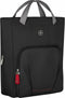 WENGER Schoudertas Laptoptas met laptopvak Motion Vertical 15.6'' Laptop Tote Chic Black Zwart