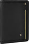 WENGER Schrijfmappen Amelie Women's Zippered Padfolio with Tablet Pocket Black Zwart