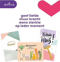 Wenskaart hallmark navulset diversen 12 stuks
