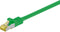 Wentronic 91568 - Cat 6 STP-kabel - RJ45 - 0.25 m - Groen