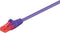 Wentronic CAT6 Netwerkkabel - RJ45 - Paars - 1 m