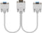 Wentronic - VGA (D-Sub) naar VGA (D-Sub) female - 0.20 m - Grijs