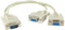 Wentronic - VGA (D-Sub) naar VGA (D-Sub) female - 0.20 m - Grijs