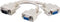Wentronic - VGA (D-Sub) naar VGA (D-Sub) female - 0.20 m - Grijs