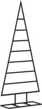 vidaXL - Kerstdecoratie - kerstboom - 125 - cm - metaal - zwart