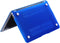 Lunso Geschikt voor MacBook Air 13 inch (2010-2017) cover hoes - case - Mat Donkerblauw