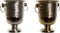Champagne-emmer DKD Home Decor Aluminium 25 x 21 x 27 cm (2 Stuks)