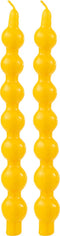 J-Line kaars Kalebas - geel - 5U - doos van 2