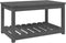 vidaXL Tuintafel 82,5x50,5x45 cm massief grenenhout grijs