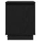 vidaXL - Nachttafels - met - LED-verlichting - 2 - stuks - Zwart - 39x34,5x50 - cm