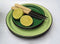 CABANAZ - bord, keramiek, LARGE PLATE, doorsnede 27 cm, groen