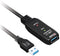 Club 3D CAC-1404 - USB 3.2 Gen1 Active Repeater Cable - 5m M/F 28AWG - Zwart