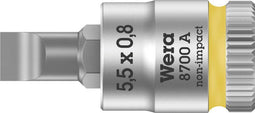 Wera 05003320001 8700 A FL Zyklop Dopbit - Sleuf - 0,8 x 5,5 x 28mm x 1/4"