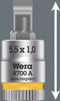 Wera 05003320001 8700 A FL Zyklop Dopbit - Sleuf - 0,8 x 5,5 x 28mm x 1/4