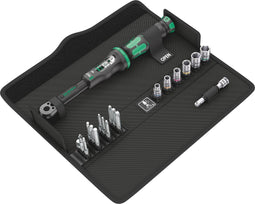 Wera 05130110001 Click-Torque A 6 Set 1 20-delige Klikdraaimomentsleutel set in etui - 2,5-25 Nm