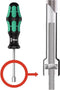 Wera 395 Steekslseutel Schroevendraaier Werkplaats Sleutelbreedte: 13 Mm Koplengte: 80 Mm