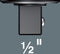 Wera 5078707001 Insteekratel - Omschakelbaar - 1/2''