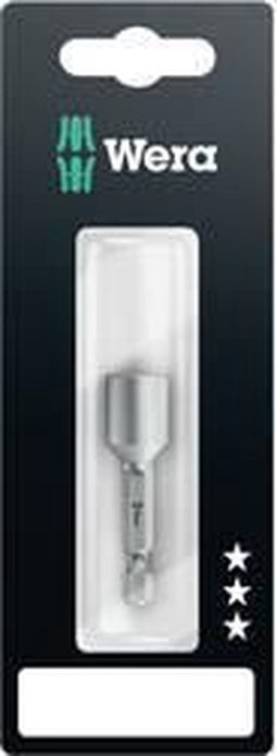 Wera 869/4 M 05073508001 Dopsleutel-machinebit 13 mm Aandrijving 1/4 (6.3 mm) Uitvoering Dop (zeskant) 50 mm 1 stuk(s)