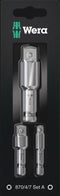 Wera 870/4/7 Set A 05073200001 Verbindingsdeelset Aandrijving 1/4 (6.3 mm) Uitvoering 1/4 (6.3 mm), 1/2 (12.5 mm), 3